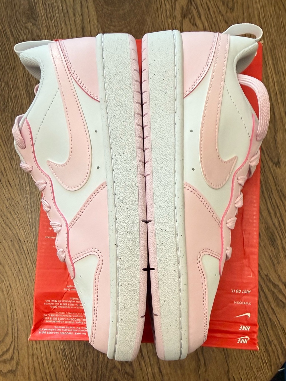 Nike Court Borough Low Recraft GS 7Y White Pink Foam Girls